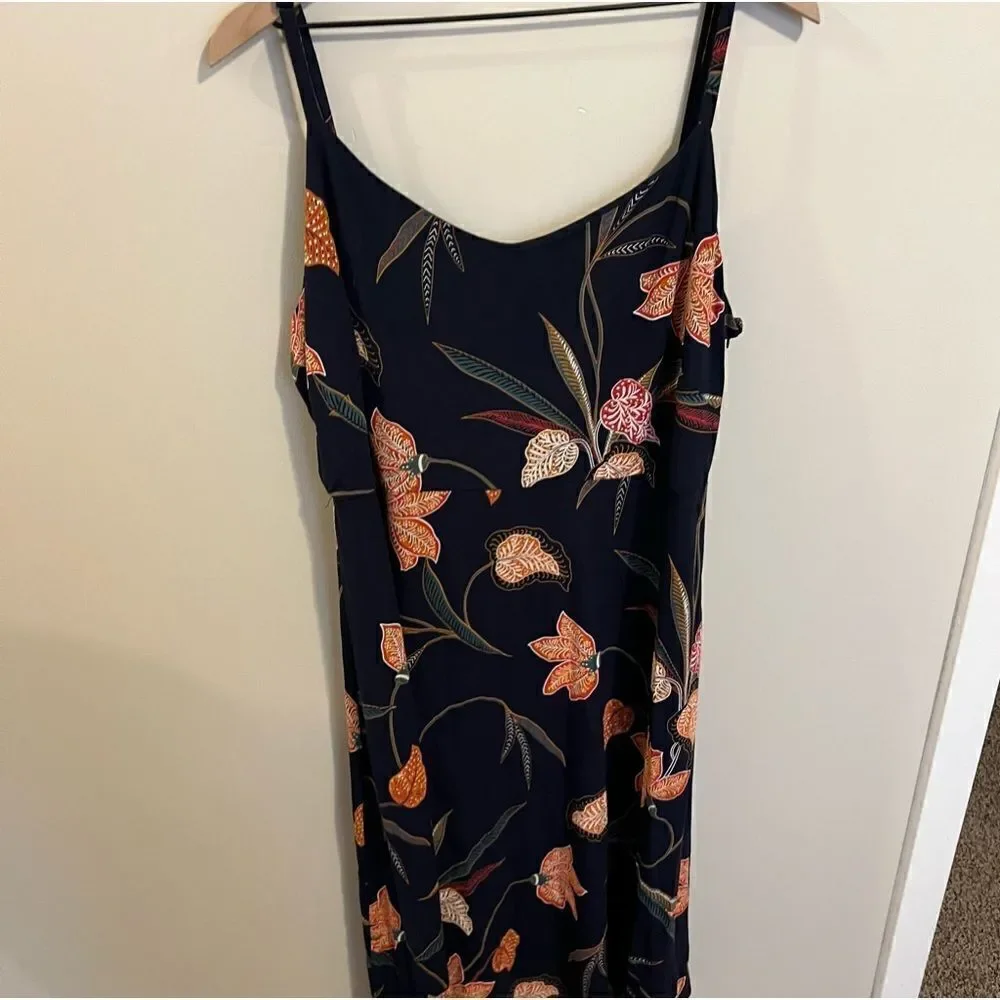 LOFT floral smocked